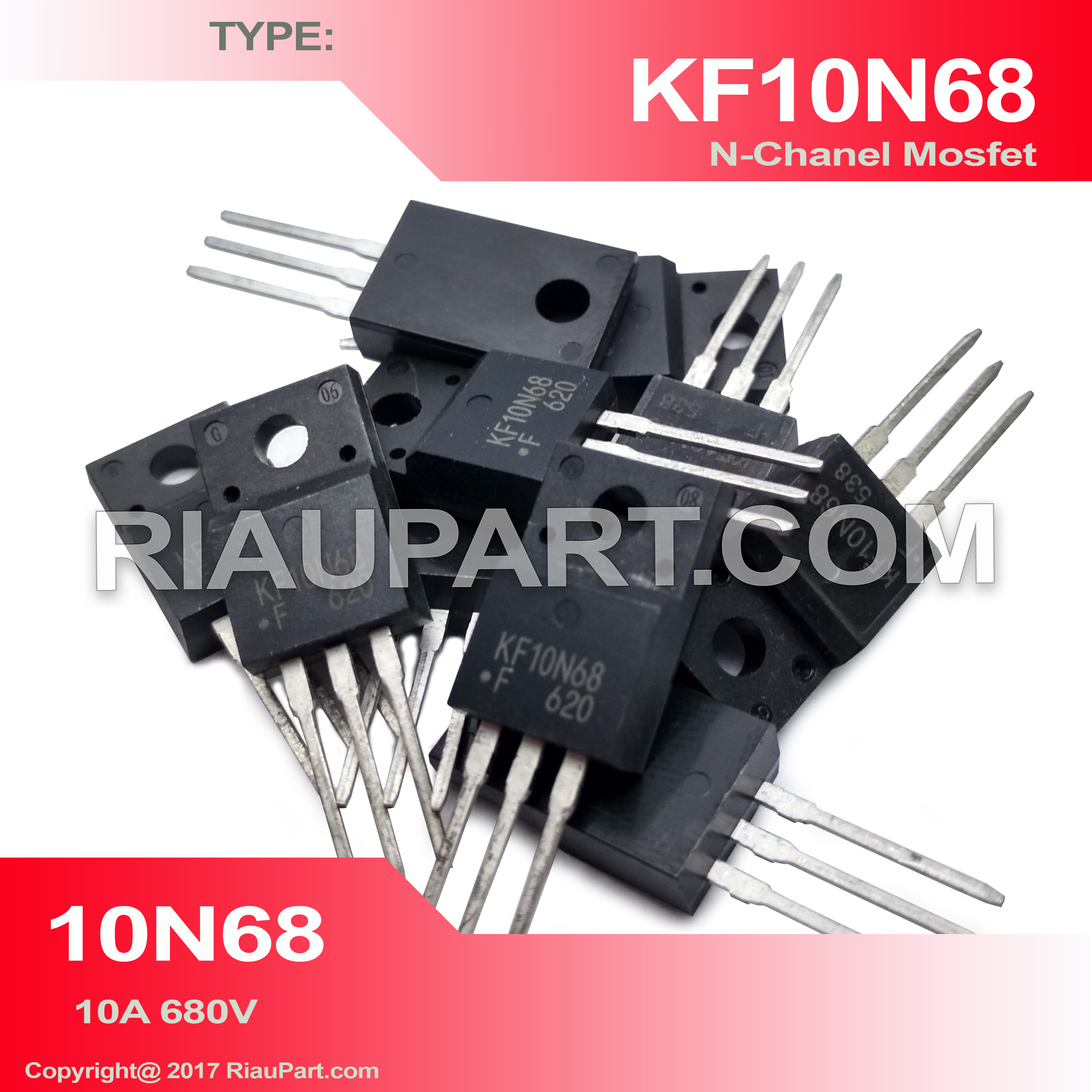 ORIGINAL IC KF10N68 10N68 10A 680V N-CHANEL MOSFET