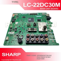 SHARP LC-22DC30M MAINBOARD UNIT PART CODE KG073WE QPWBNG073WJ DKEYMG073FM01