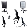 LAMPU MINI STUDIO FOTO 20 WATT LED MODEL PENDEK DIFFUSER SYSTEM