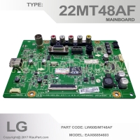 MAINBOARD MESIN TV LG LED LG 22MT48AF EAX66854603 LW60B/MT48AF