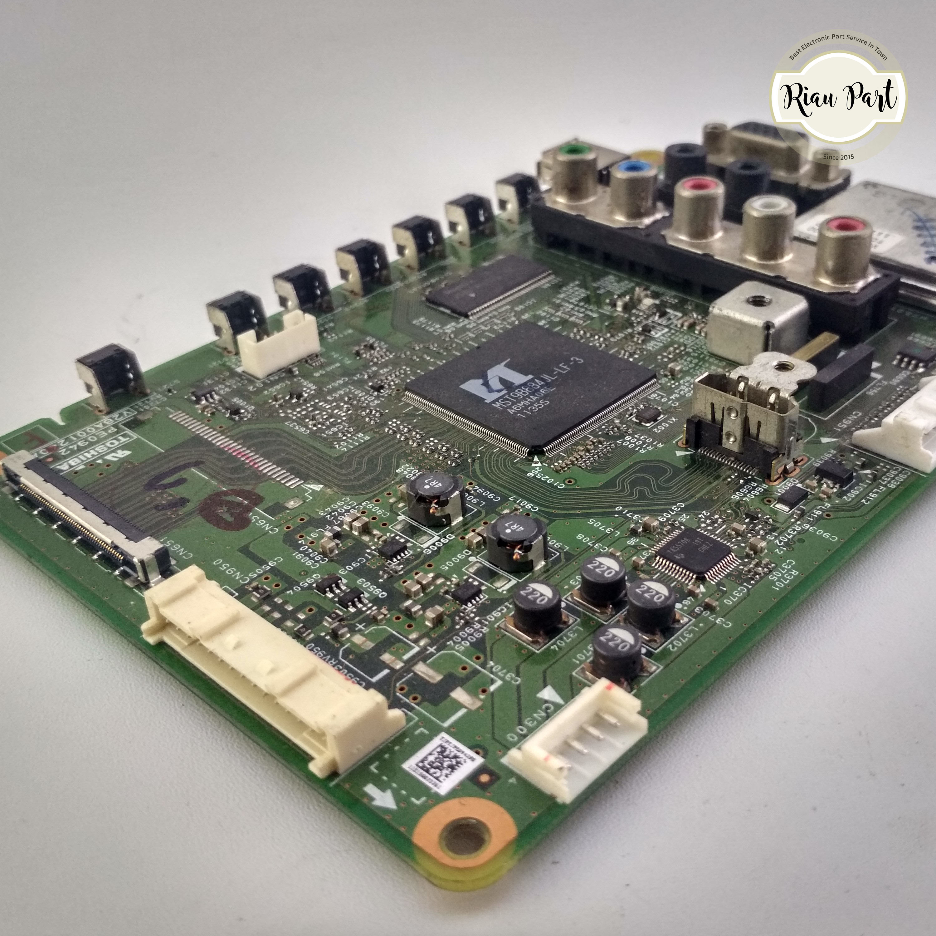 MESIN TV MAINBOARD TV LCD TOSHIBA 24PC1E CODE V28A001240A1 PE0842