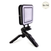 LAMPU MINI STUDIO KAMERA DIFFUSER SOLAR CELL CHARGING DUA MODE CAHAYA